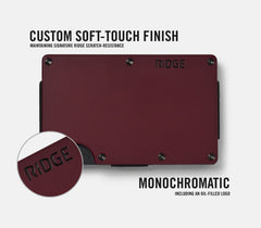 Ridge Wallet - Oxblood