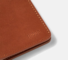 Ridge Bifold - Tobacco Brown Leather