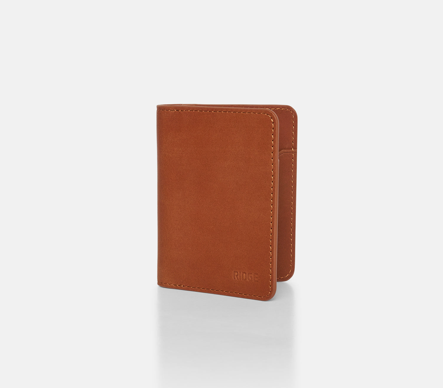 Ridge Bifold - Tobacco Brown Leather