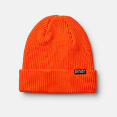 Ridge Classic Cuffed Beanie - Basecamp Orange