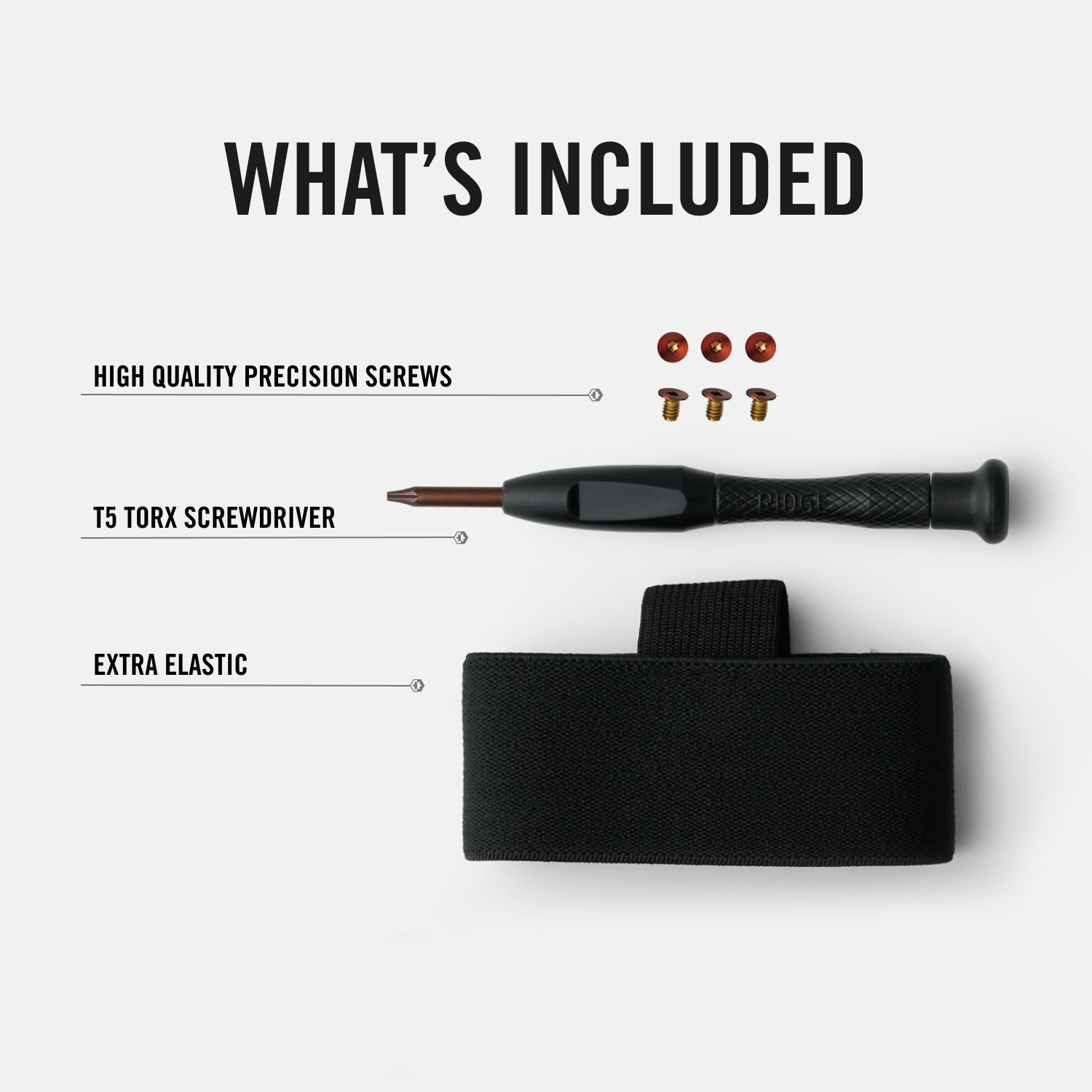 Screw Set - Black Screws