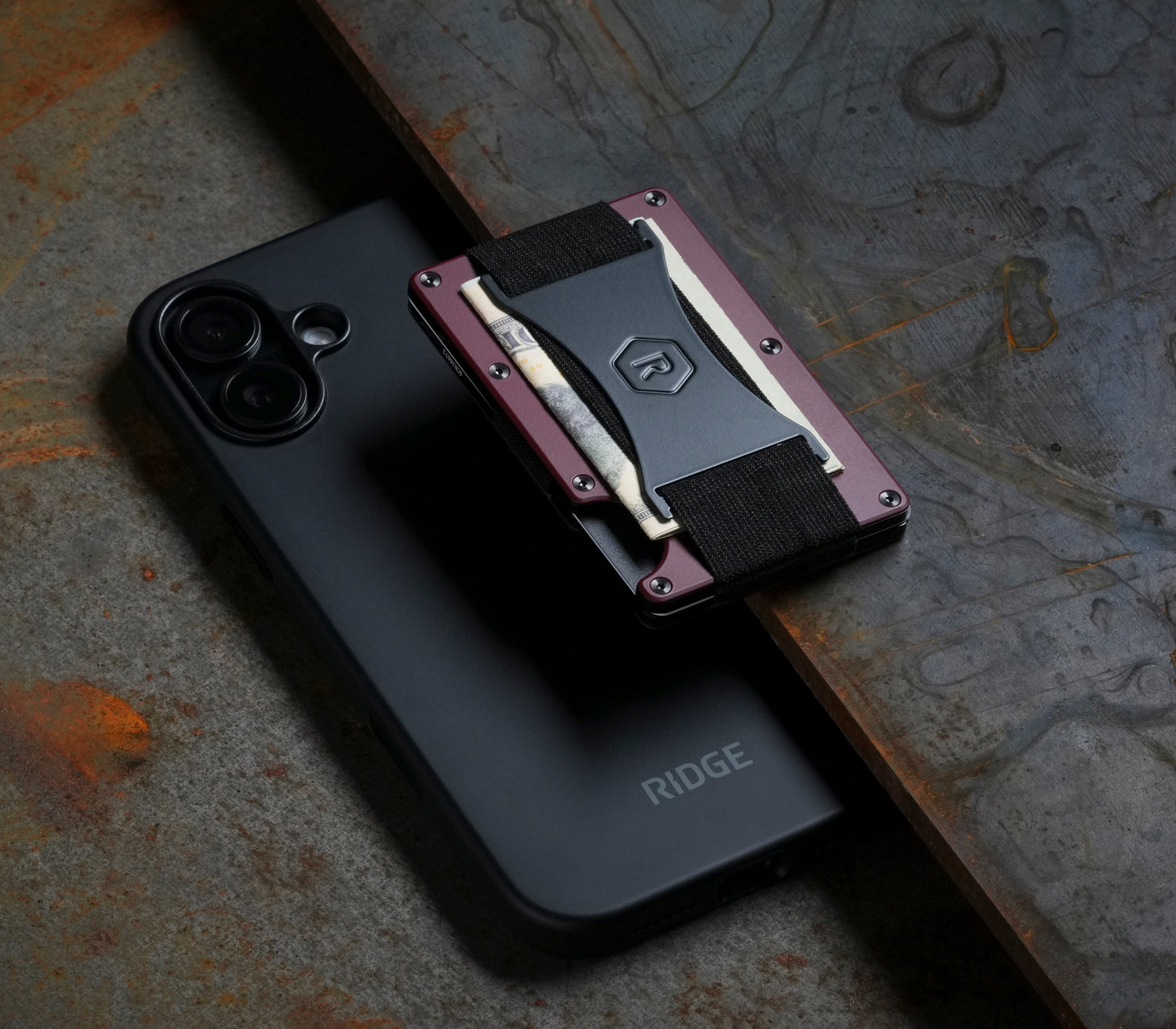 Ridge Wallet for MagSafe - Oxblood