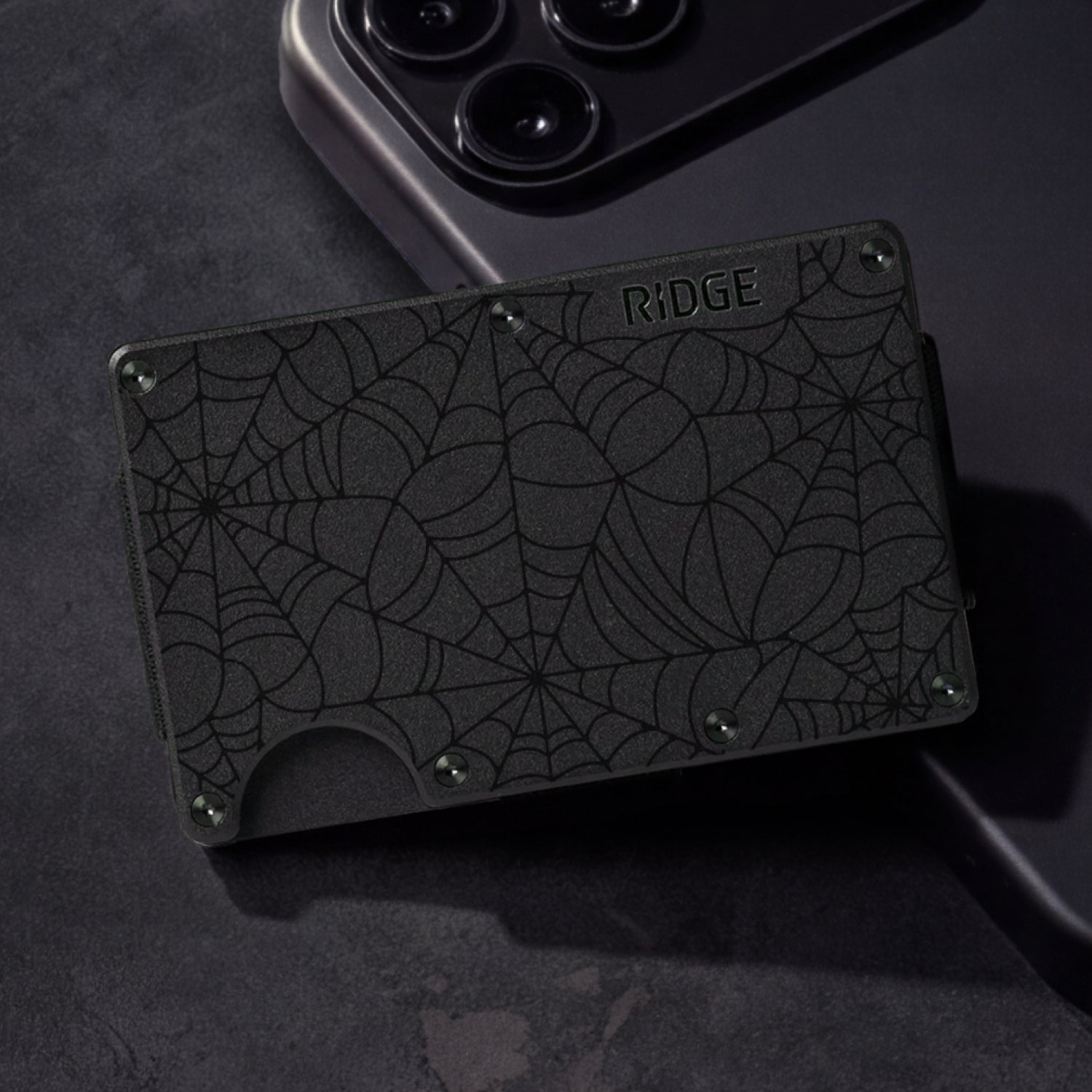 Ridge Wallet - Web - Matte Black