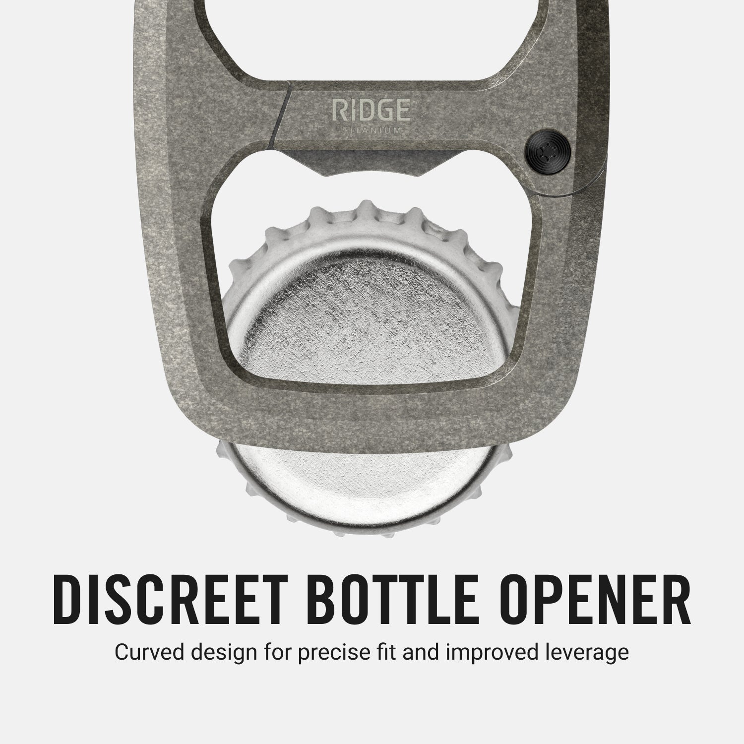Dual Chamber Carabiner  - Stonewashed Titanium