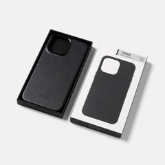 Ridge Phone Case - Midnight Black Leather - iPhone 15 Pro Max