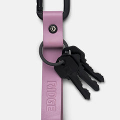 Ridge Keychain - Lilac Leather