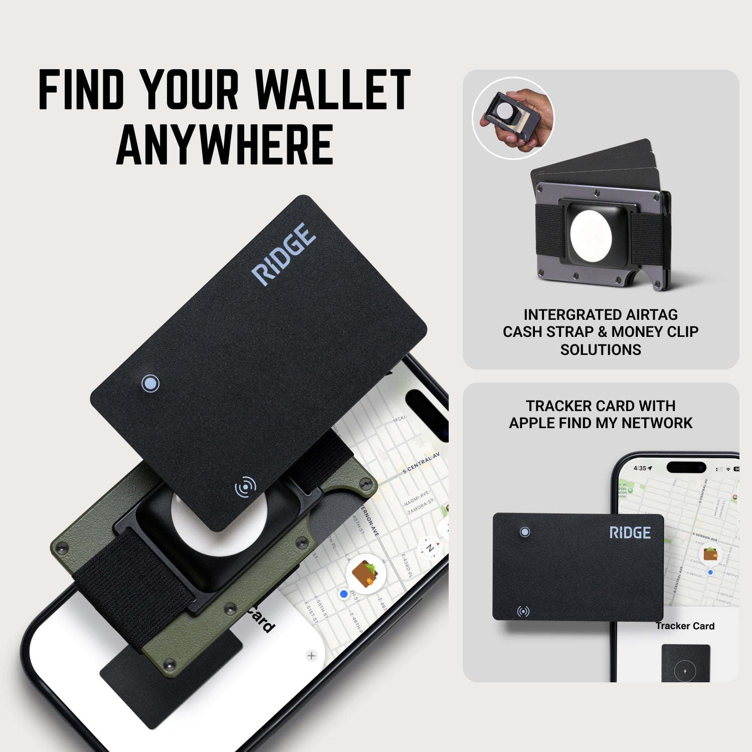 Ridge Wallet - Graveyard Shift - Basecamp Orange