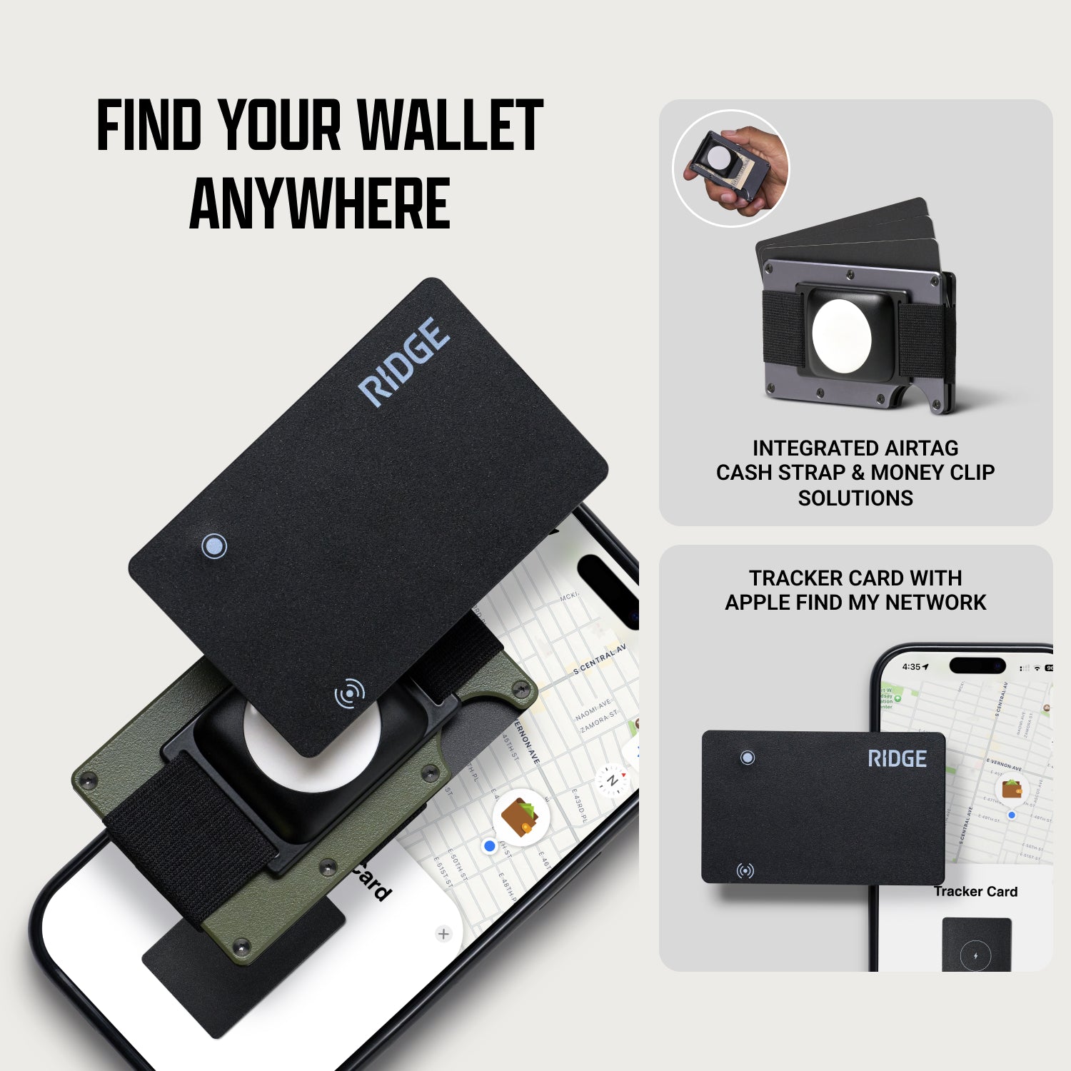 Ridge Wallet - Performance Suede