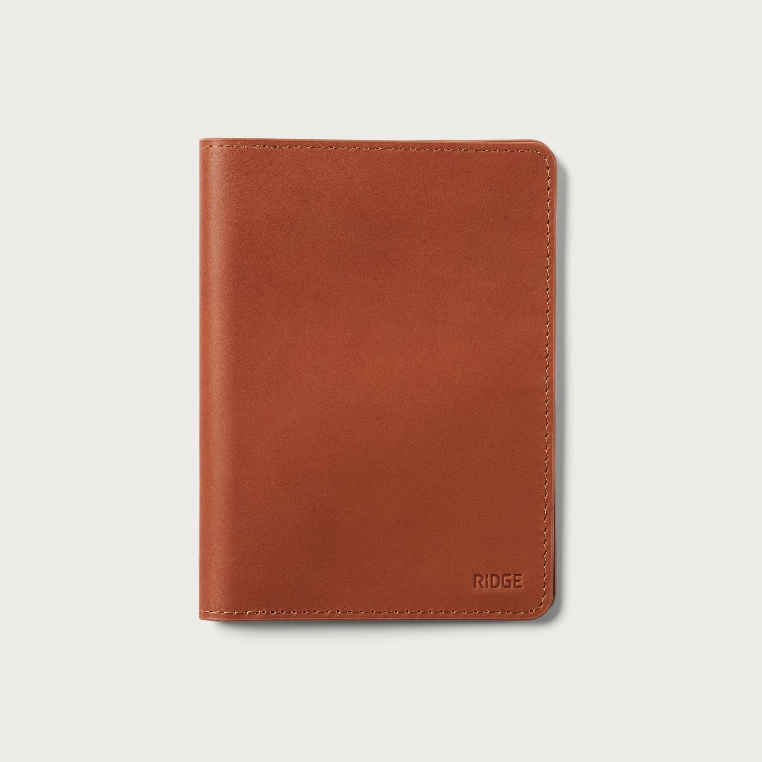 Passport Wallet - Tobacco Brown Leather