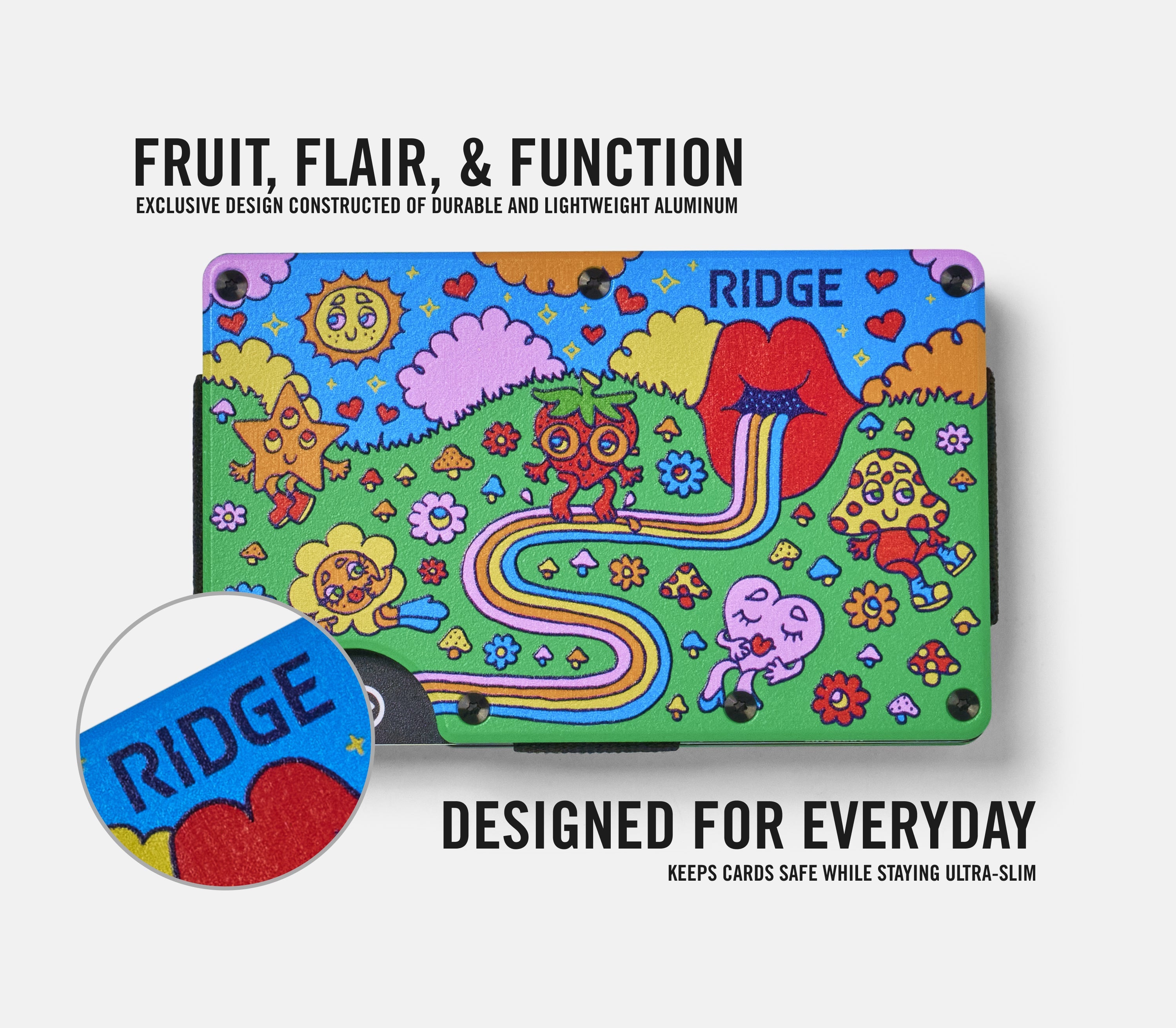 Ridge Wallet - Claire Morales - Happy Daze