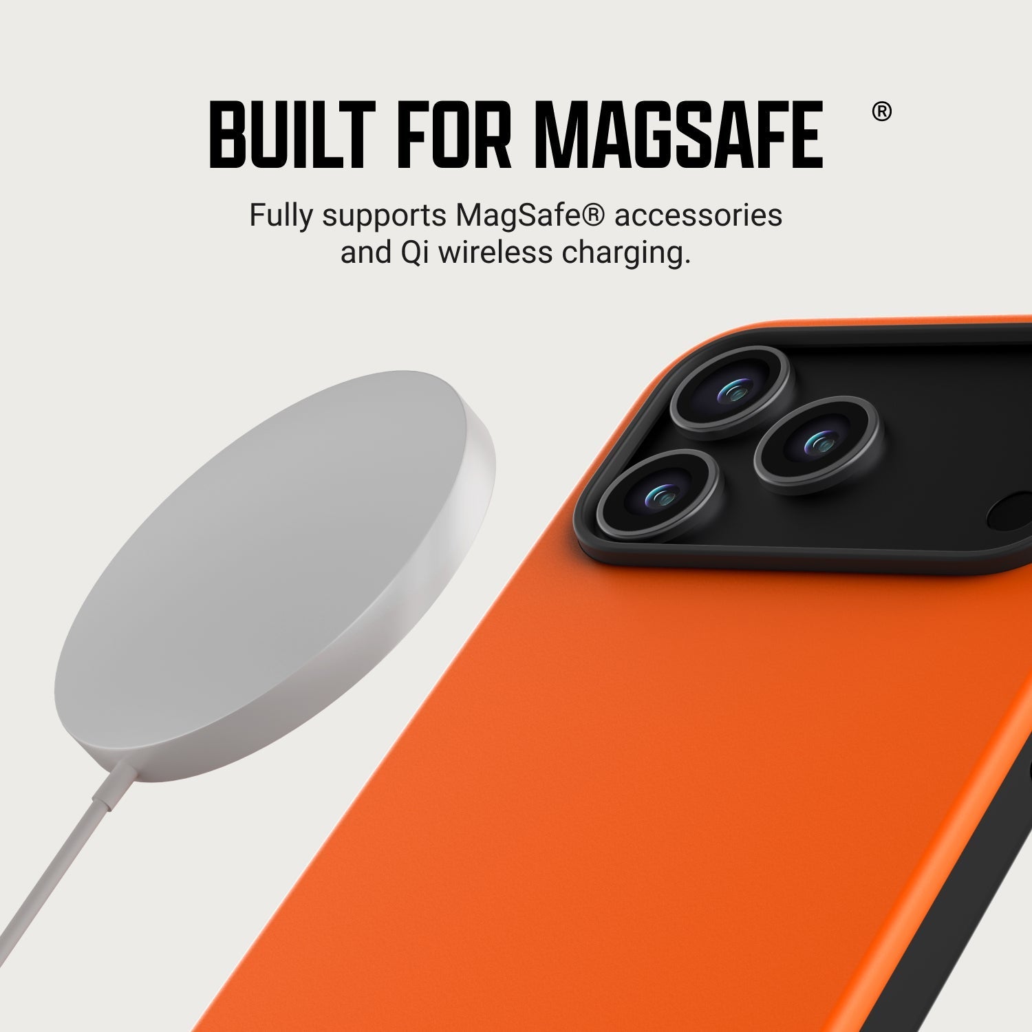 Everyday Charging Kit - iPhone 18 Pro Max - Basecamp Orange