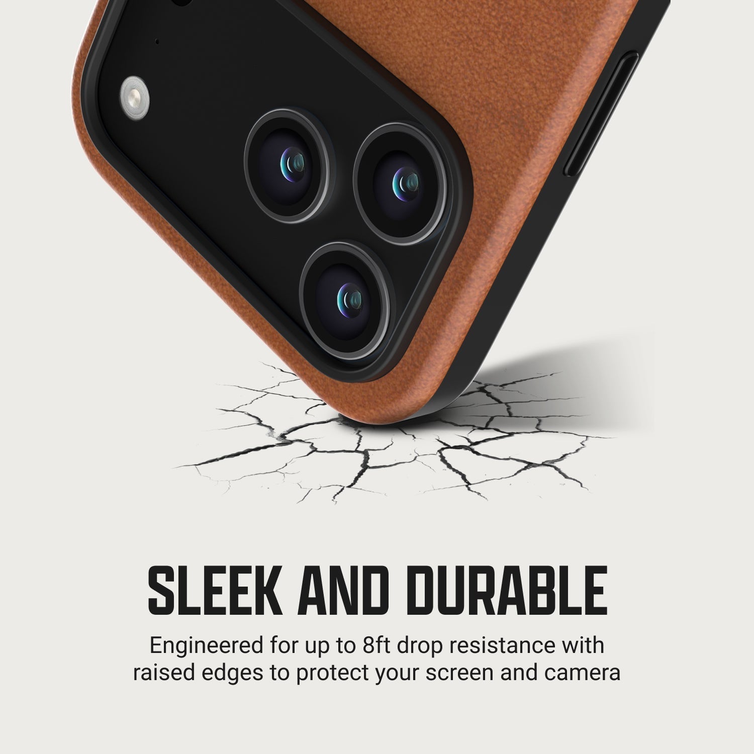 Everyday Charging Kit - iPhone 18 Pro - Tobacco Brown Leather