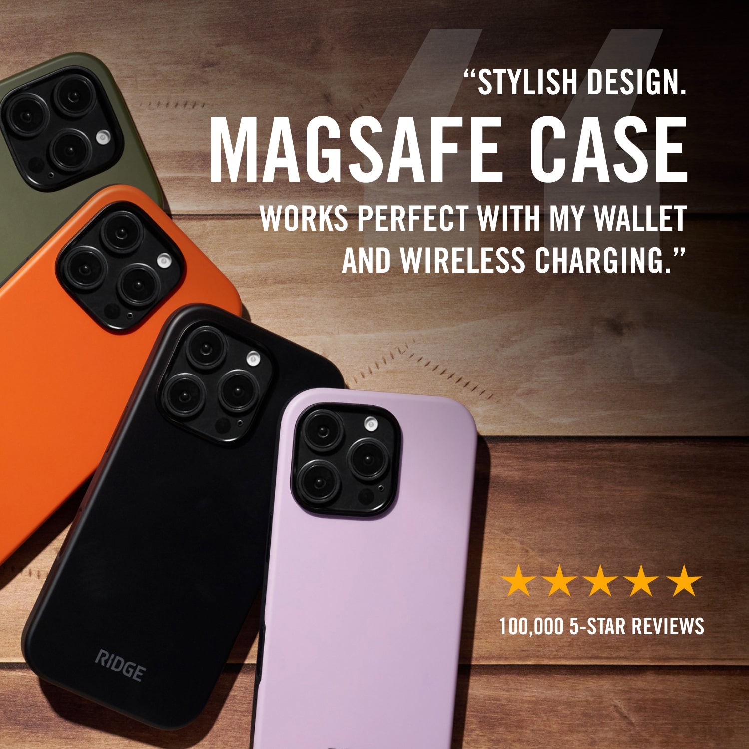Ridge Phone Case - Tobacco Brown Leather - iPhone 16 Pro Max