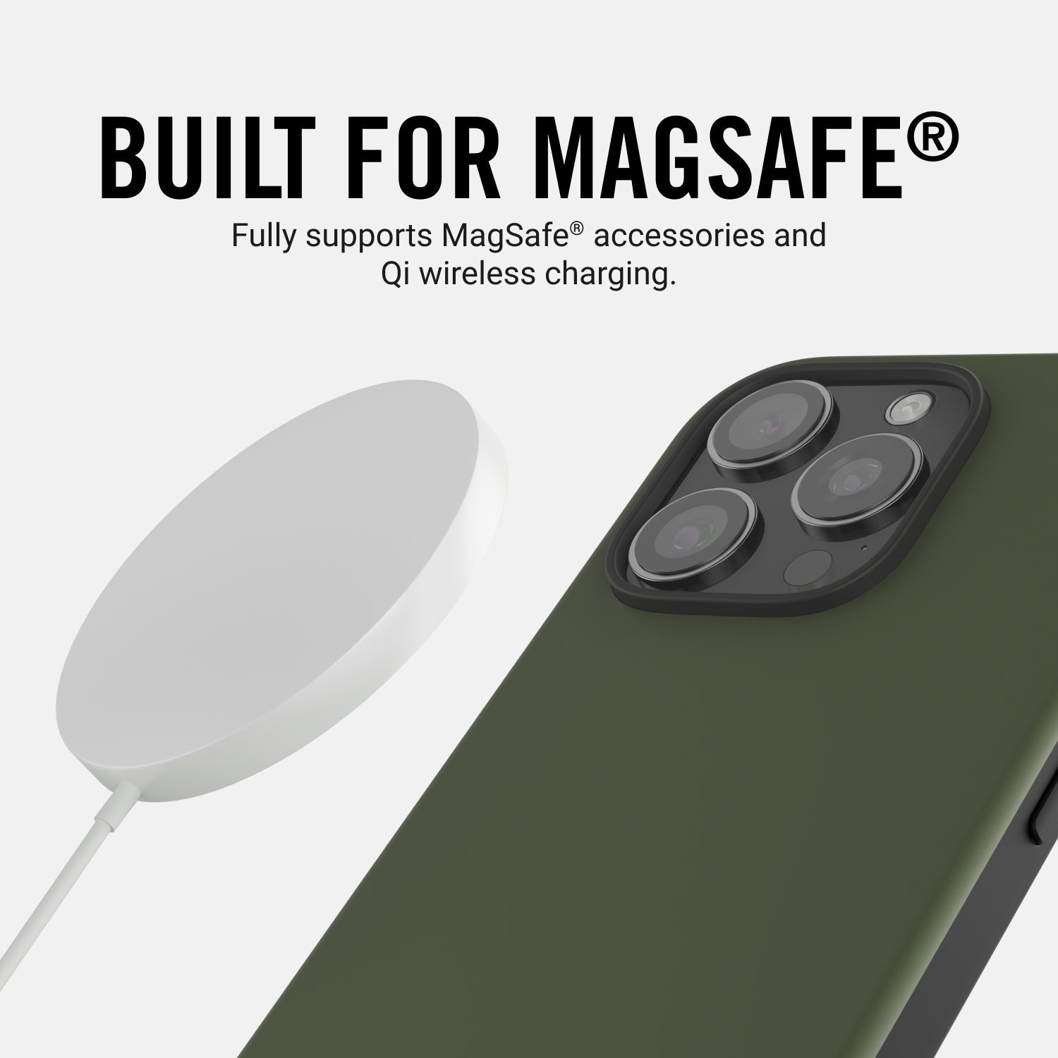 Everyday Charging Kit - iPhone 16 Pro Max - Matte Olive