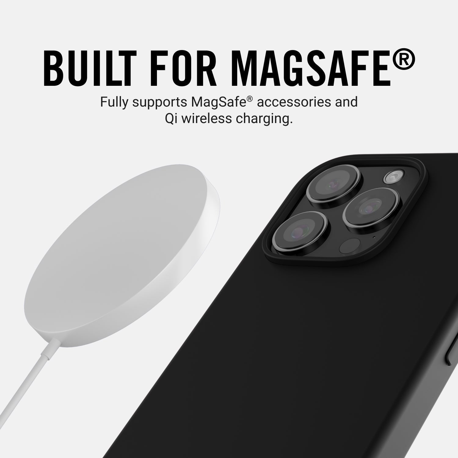 Everyday Charging Kit - iPhone 16 - Midnight Black Leather