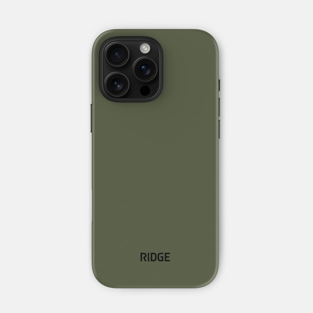 Ridge Phone Case - Matte Olive - iPhone 16 Pro Max