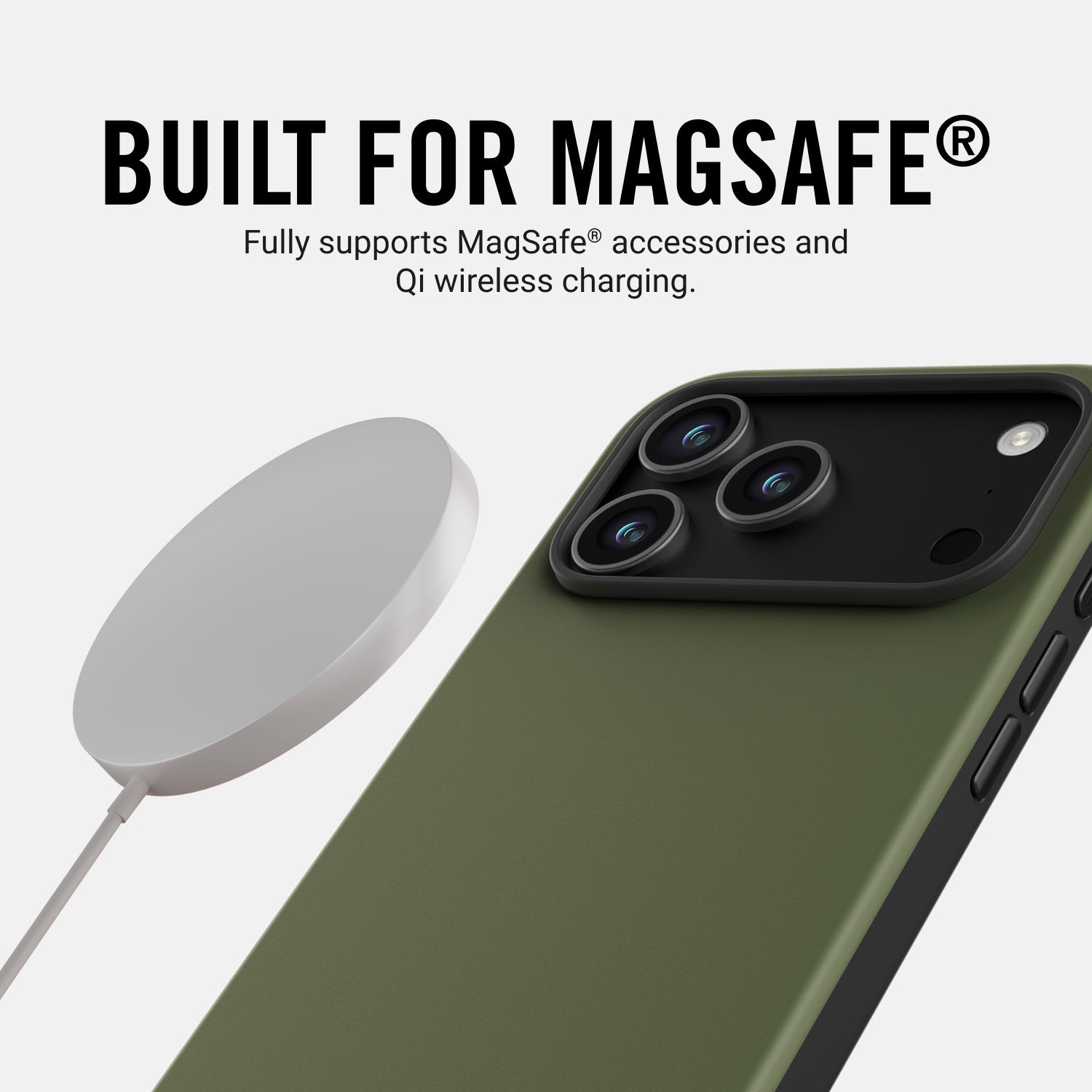 Everyday Charging Kit - iPhone 17 Pro - Matte Olive