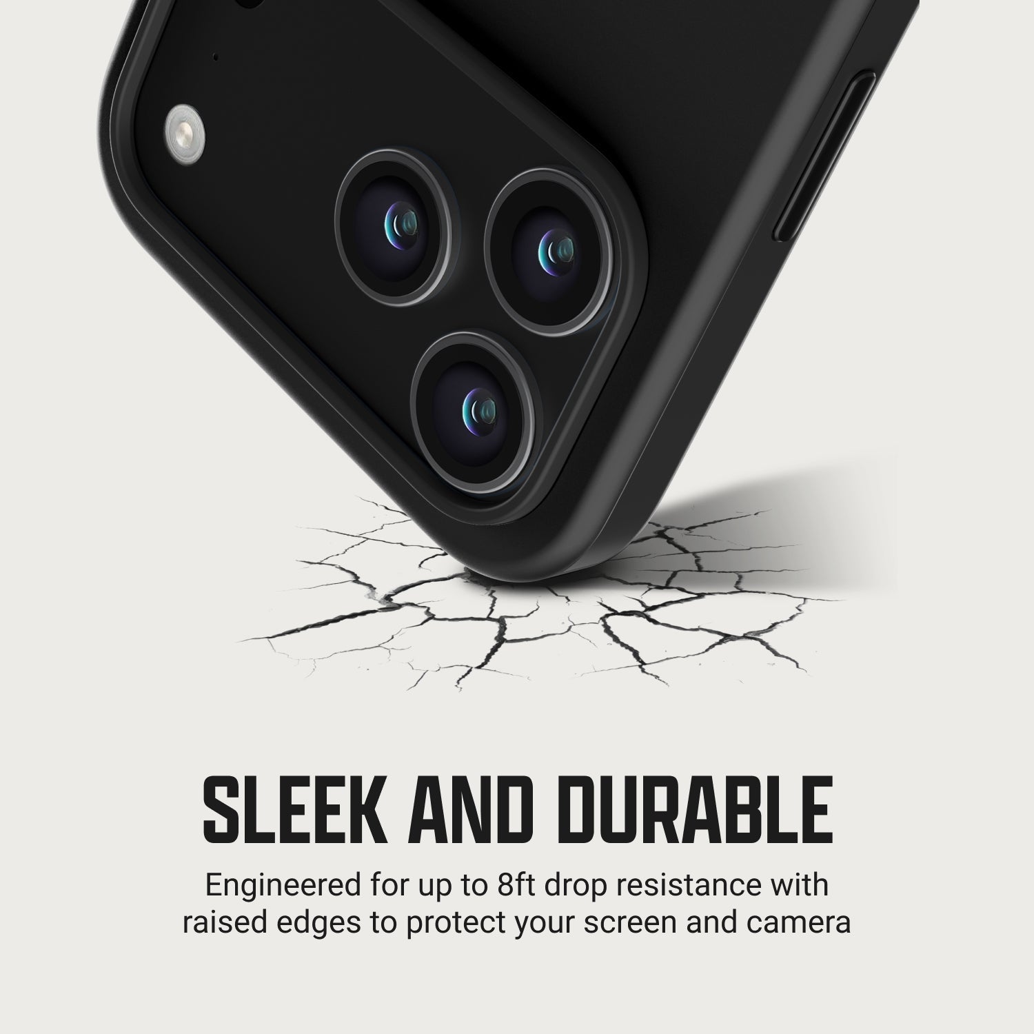 Ridge Phone Case - iPhone 18 Pro - Matte Black