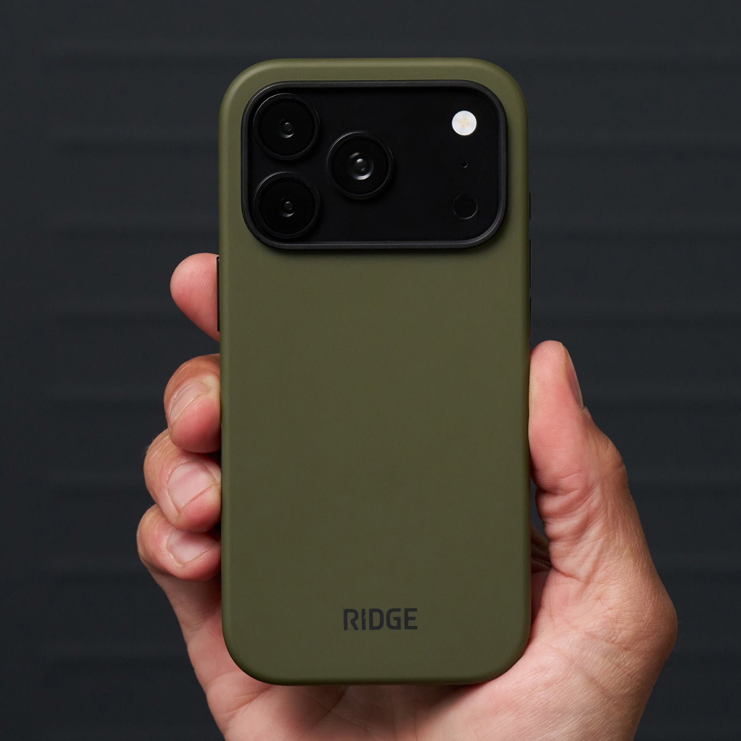 Ridge Phone Case - iPhone 18 Pro - Matte Olive
