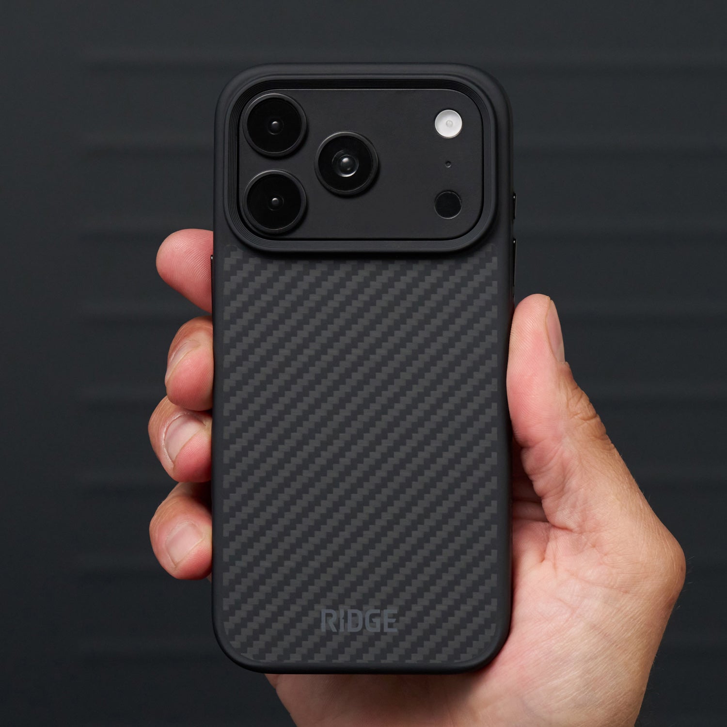 Ridge Phone Case - iPhone 18 Pro Max - Carbon
