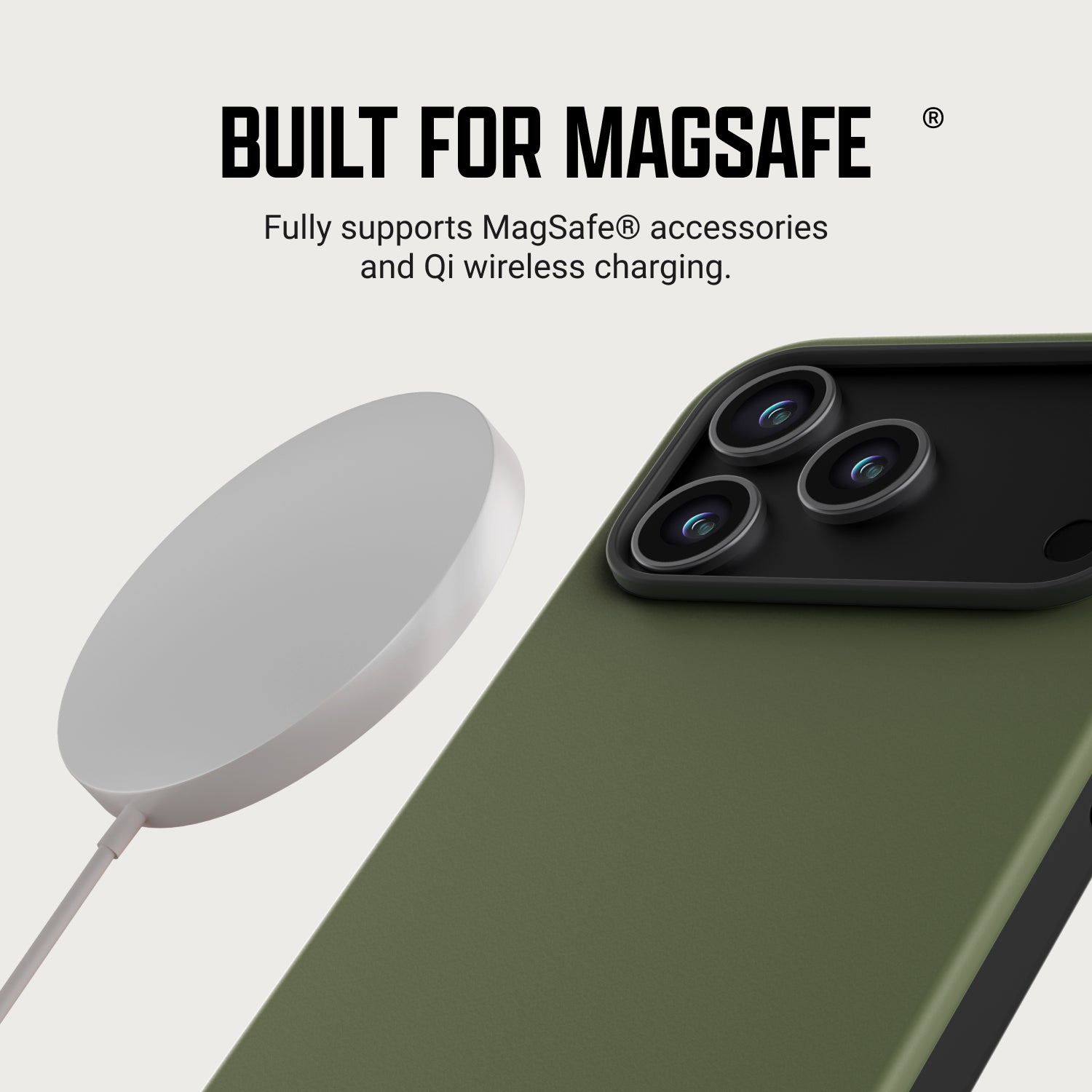 Ridge Phone Case - iPhone 18 Pro Max - Matte Olive