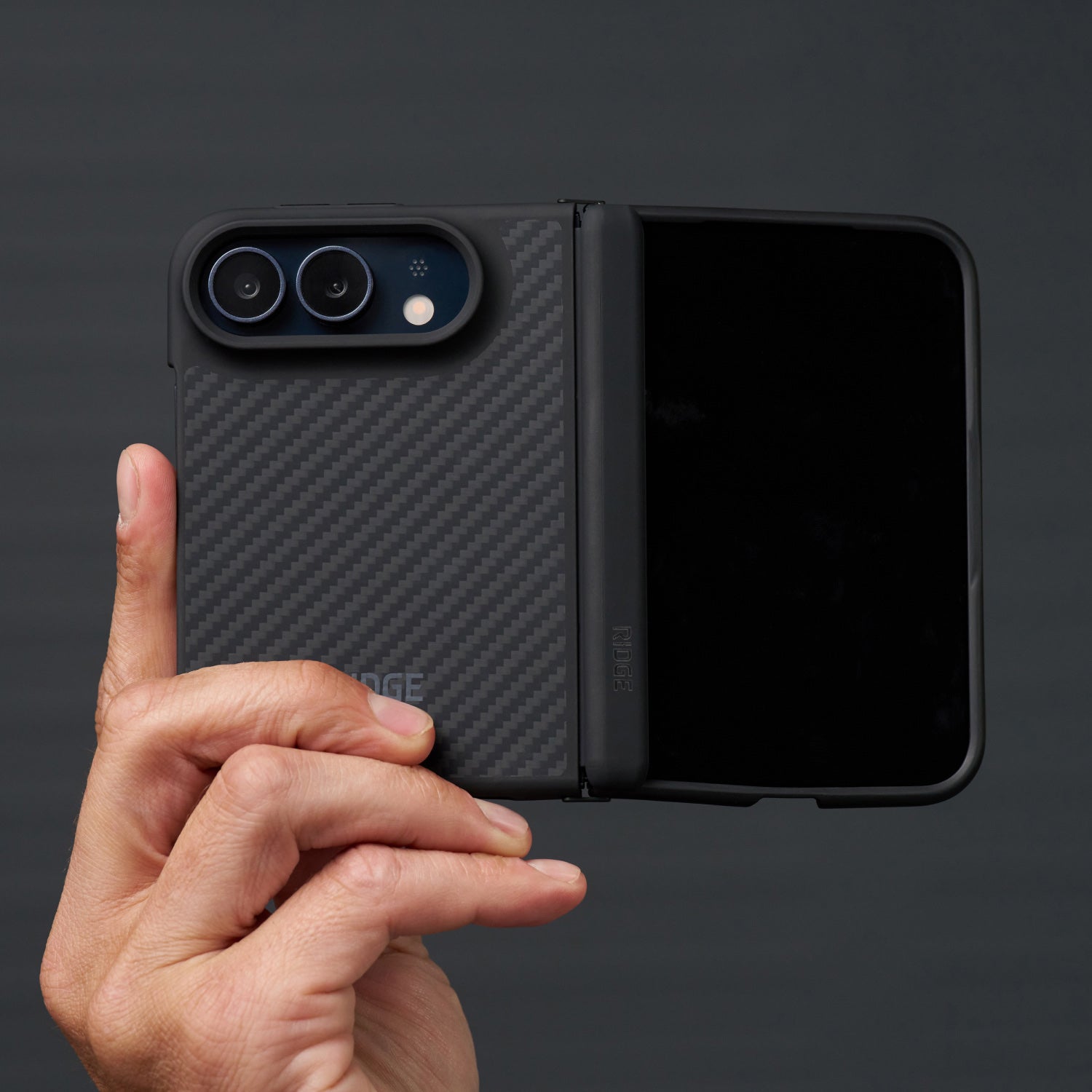 Ridge Phone Case - iPhone Duo - Carbon