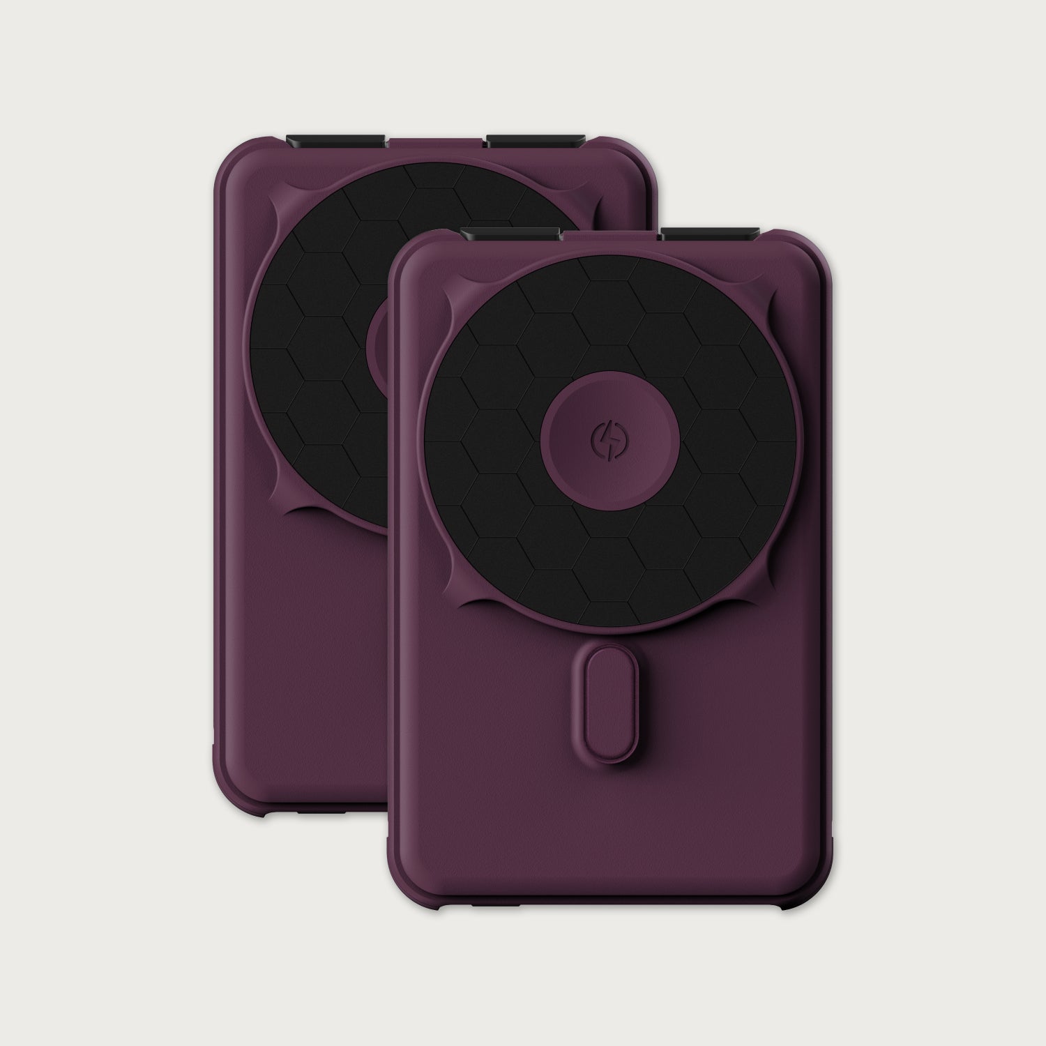 Ridge Power Bank - 10k mAh Bundle - Burgundy - 2-Pack