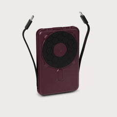 Ridge Power Bank - 10k mAh Bundle - Burgundy - 3-Pack