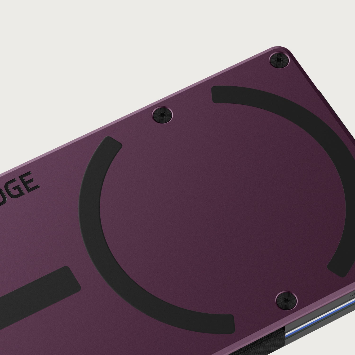 Ridge Wallet for MagSafe + KeyCase - Burgundy + Royal Black