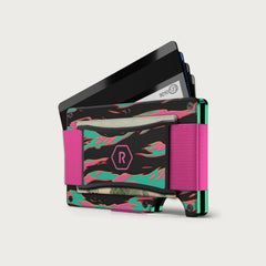 Ridge Wallet for MagSafe + Power Bank + KeyCase - Neon Tiger + Neon Tiger + Royal Black