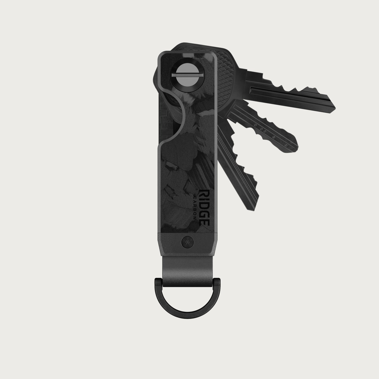 Ridge Wallet + Power Bank + KeyCase - Forged Carbon + Matte Black + Forged Carbon