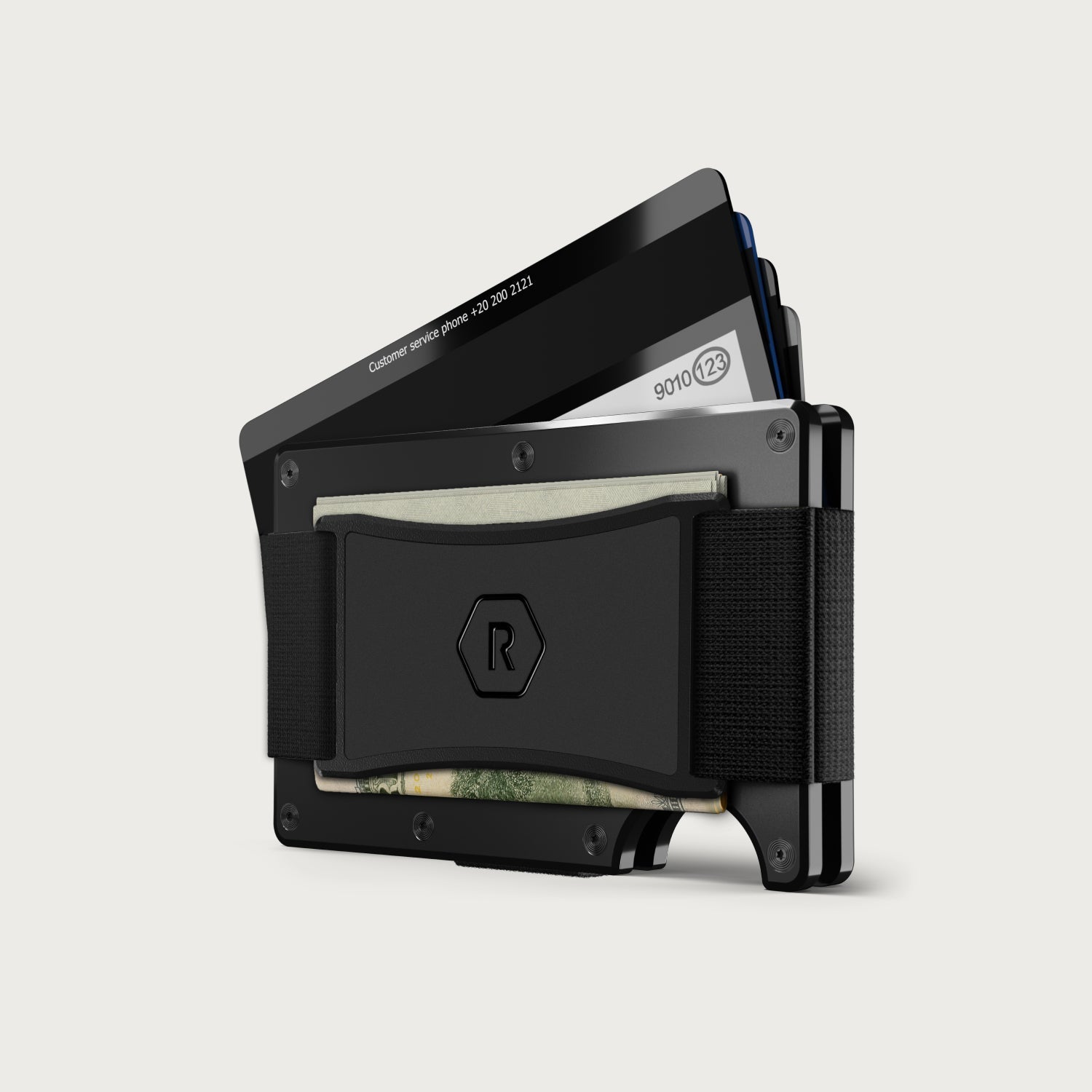 Ridge Wallet + Power Bank - Royal Black + Matte Black